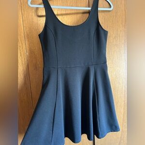 Black skater dress